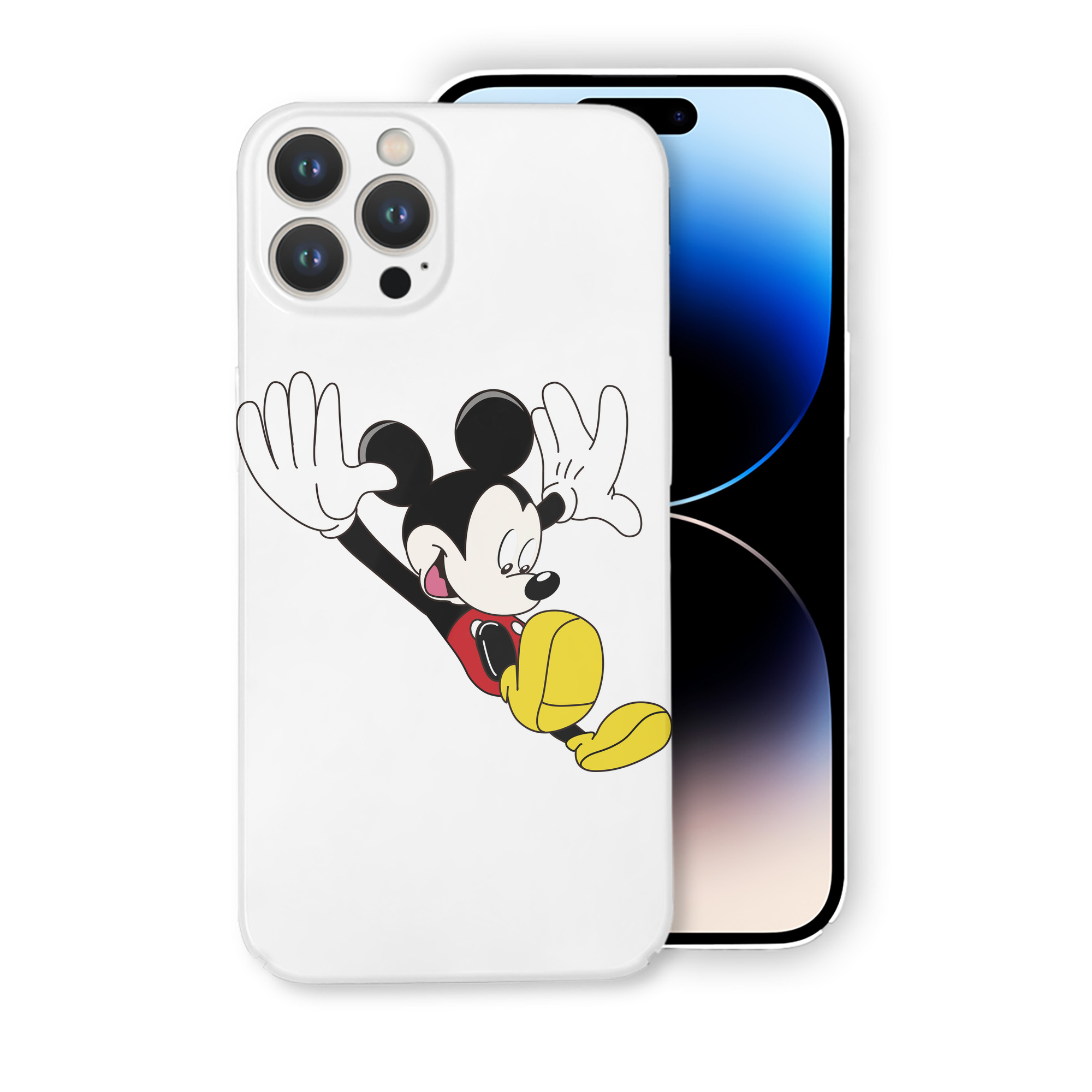 （画像用） ミッキーマウス Mickey Mouse 【iPhone 14シリーズ対応】ハードケース